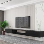 Givayo Troya Tv Unitesi 250 Cm Duvara Monte Siyah