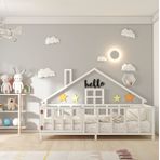 Givayo Wood's Hause Beyaz Kapılı 100*200 Montessori Yatak