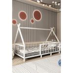 Givayo Wood's Yucin Bebek Çocuk Montessori Mdf Yatak - Beyaz - 70 x 130 cm