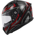 Givi 50.7 Proton Mat Tıtanıum-Kırmızı Kapalı Motosiklet Kaskı - 2XL