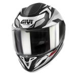 Givi 50.8 Brave Beyaz Siyah Motosiklet Kaskı