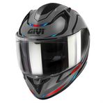 Givi 50.8 Mach1 Full Face Siyah Gri Motosiklet Kaskı
