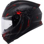 Givi 50.x Arachno Mat Siyah-Kırmızı Kapalı Motosiklet Kaskı - XL