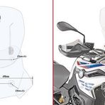 Givi AF5127 BMW F 750 GS - F 850 GS 18-19 Rüzgar Siperlik