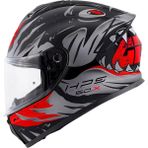 Givi Gıvı 50.x Sharkbıte Mat Siyah-Gri-Kırmızı Kask - XS