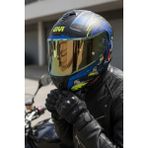 Givi Gıvı 50.x Wıld Mat Mavi / 1 Renkli 1 Şeffaf Vizörlü Motosiklet Kask