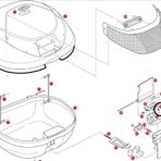 Givi Z647R V35-TRK33-V46-E450-E260-E340-E350-E370-E470 Çanta Yayı