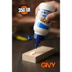 Givy Beyaz Ahşap Tutkalı | Güçlü Ağaç Tutkalı Yapıştırıcısı | Pvac Beyaz Tutkal - 350 Gr