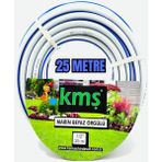 Givy Kmş Marin Beyaz Örgülü Kaliteli Bahçe Hortumu 1/2 25 mt