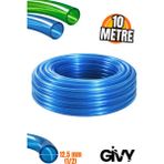 Givy Soft 1/2″ Silikonlu Hortum | Dayanıklı Bahçe Sulama Çeşme Hortumu | Pvc Top Hortum - 10M