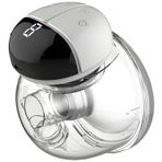 Giyilebilir Elektrikli Göğüs Pompası, LED Ekranlı Kablosuz Süt Sağma Makinesi, 2 Modlu 9 Kademeli Emiş Gücü, Sessiz Çalışma, Sızdırmaz Ergonomik Yapı, Anneler İçin Taşınabilir Pratik Süt Sağma Pompası