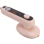 Giysiler için taşınabilir buharlı ütü, ıslak ve kuru, Ti Panel el tipi mini ütü makinesi, seyahat için 60 ml su tankı, verimli kırışıklık giderici, hızlı (AB