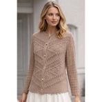 giyze Yazlık Pamuk Hırka R4542 Camel