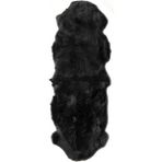 Giz Home 60x180 Siyah Alaska Peluş Post Halı