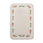 Giz Home Gül 80x150cm Whıte Banyo Paspası