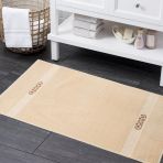 Giz Home Moon 80x120cm Kahve Nakıslı Banyo Paspası
