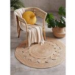 Giz Home P05 90x90 cm Bolero Jüt Örgü Halı