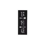Giz Home Siyah 75x200 cm Joy Eat Mutfak Halısı