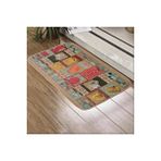 Giz Home Tapetto Mutfak Paspası 50x80 Bej Vazolar Çok Renkli