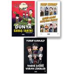 Giz Kitap Yusuf Kayaalp 3'lü Mizahi Set Tarih ve Mizah Konulu Eğlenceli Eserler