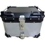 Giza Motor Alüminyum Motosiklet Çantası 36 Litre Silver Gri - Gümüş