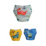 GizaKids Çocuk Tuvalet Alıştırma Külodu 3'lü Set, 1, alıstırma, Mavi, üniseks-çocuk