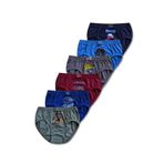 GizaKids Erkek Çocuk Karışık Renkli Desenli Slip Külot İç Çamaşır 6lı Set, 3-4 Yaş, adnslp, Haki, erkek-çocuk