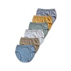 GizaKids%100 Pamuklu Erkek Çocuk Slip Külot İç Çamaşır 6lı Set, 8-9 Yaş, pndslp, Haki, erkek-çocuk