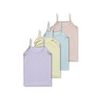 GizaKids%95 Pamuklu Kız Çocuk Fitilli Atlet Fanila İç Çamaşır 4lü Set, 4-5 Yaş, 4-5 Yaş, Fitilli Atlet Fanila, Karışık, Kadın