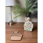 Gizdizayn Zürafa Figürlü Mozaik Ahşap Sanat Seti. Anne Çocuk Yetişkin Eğitici Kendin Yap Oyun Aktivite Seti. - Cupcake