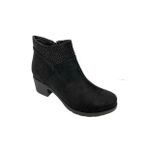 Gizem 211-21 Süet Fermuarlı Fashion Kadın Bot