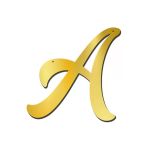 Gizem Shop Söz,Nişan,Kına 30 Cm Pleksi Ayna Baş Harf Gold Açıklamayı Okumadan Almayınız