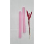 Gizemli Home 2 Li Pembe Antik Sütun Şamdan Mum