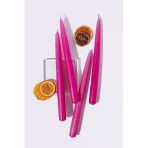 Gizemli Home 4'lü Set Fuşya Şamdan Mumu