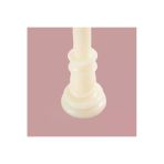 Gizemli Home Kaideli Şamdan Mumu Krem 25 Cm