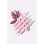 Gizemli Home Pembe Burgulu Şamdan Mumu 4 Lü Set