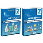 Gizli 2025 7. Sınıf Matematik + Fen Bilimleri Alıştırmalı Soru Bankası Seti 2 Kitap