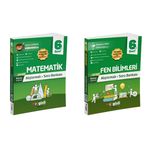 Gizli 2026 6. Sınıf Matematik + Fen Bilimleri Alıştırmalı Soru Bankası Seti 2 Kitap Güncel Müfredat