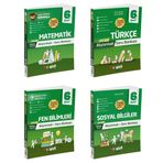 Gizli 2026 6. Sınıf Matematik + Türkçe + Fen + Sosyal Alıştırmalı Soru Bankası Seti 4 Kitap Güncel Müfredat