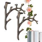 Gizli Braketi | Ağır Yük Duvar Montajlı Askı Sistemi - İki Parça Dekoratif Kitaplık Ayağı | İçin Kitaplar, Bitki Saksısı, Balkon, Yatak Odası, Köşe, Oturma Odası, Mutfak, Ofis, Garaj,