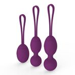 Gizli Kargo Medikal Silikon Kegel Topları (3 Lü Kegel Egezersiz Topu Seti Vajina Sıkılaştırıcı Bilyeli Kegeopu Takımı Gizli Kargo)