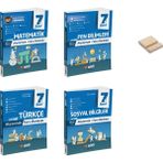 Gizli Yayınları 7. Sınıf Konu Anlatımlı Alıştırmalı Matematik Fen Türkçe ve Sosyal Soru Bankası 4lü Set + Telefon Tutucu