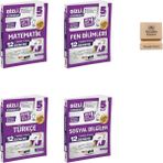 Gizli Yayınları Gizli 5. Sınıf Matematik Fen Türkçe ve Sosyal 12'li Deneme-Meb Gibi Sordu 4lü Set+ Telefon Standı