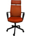 Gizmo Efor Fileli Şef Bilgisayar Ofis Çalışma Koltuğu FK1401 Turuncu