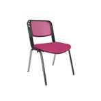 Gizmo Ofis Bekleme Misafir Sandalyesi Koltuğu Mk1000 Pembe