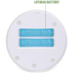 Gizmur Store Dimmerli LED Ayarlanabilir Kablosuz Type-C Şarjlı Masa Lambası Çalışma Lambası - 106 Gümüş - 12,5 inç