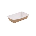 Gizpak Naturel Konik Tabak Büyük 9X15X5CM 200 Adet