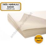 Gizpak Yağlı Ambalaj Kağıdı 25 x 35 - Beyaz