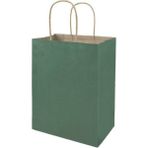 Gizpak Yeşil Kağıt Poşet 25X31X12CM 250 Adet - Renkli