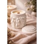 Gizy Store Melek Figürlü Soya Wax Mum, Dekoratif Obje, Hediyelik Tasarım Mum, Antik Tema Dekorasyon, Taş Tozu - 1